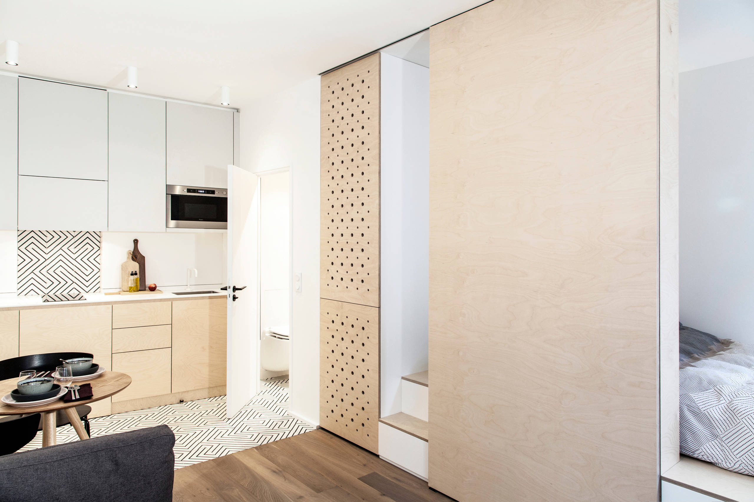 В закладки: Дизайн квартиры-студии 25 кв.м (7 проектов)