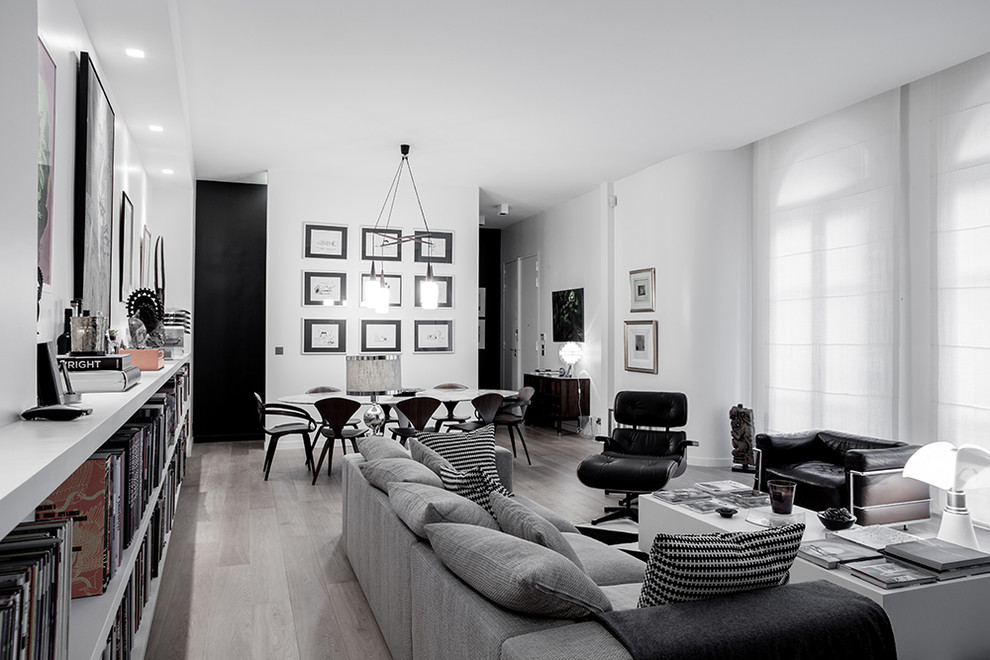 Houzz Франция: Квартира в Париже для пары эстетов