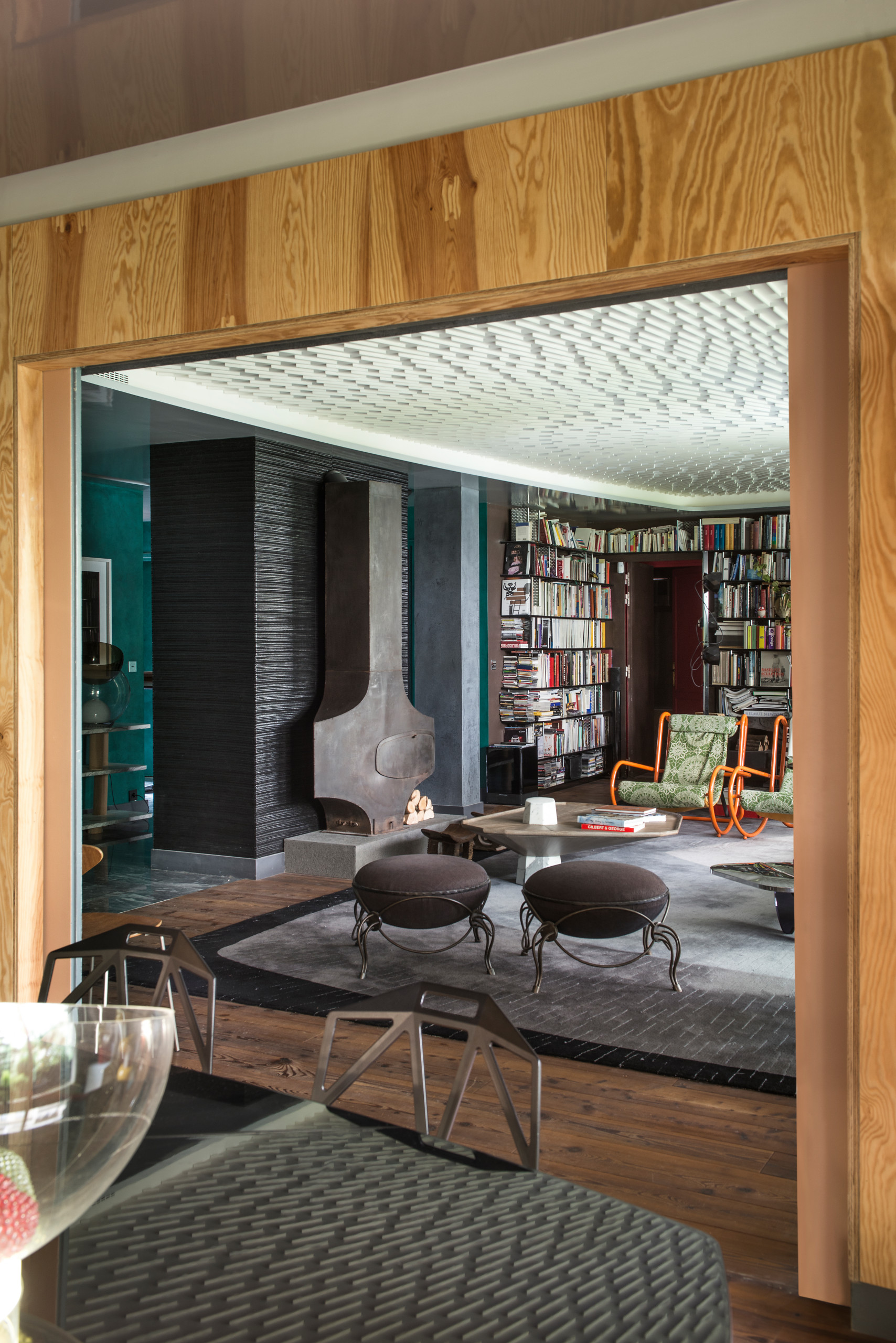 Houzz Франция: Парижская квартира, полная артистичных эффектов