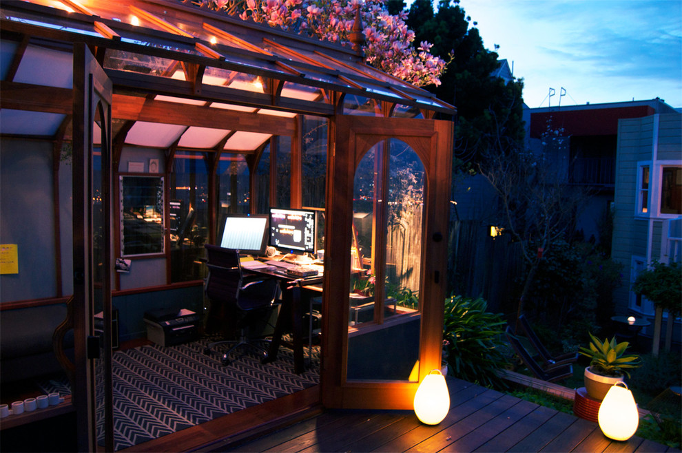 14 идей для необычных садовых построек