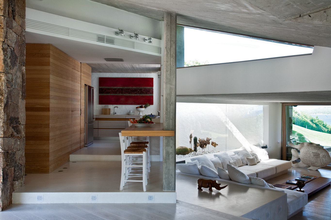 Houzz Италия: Вилла-невидимка на острове Сардиния, скрытая в зелени