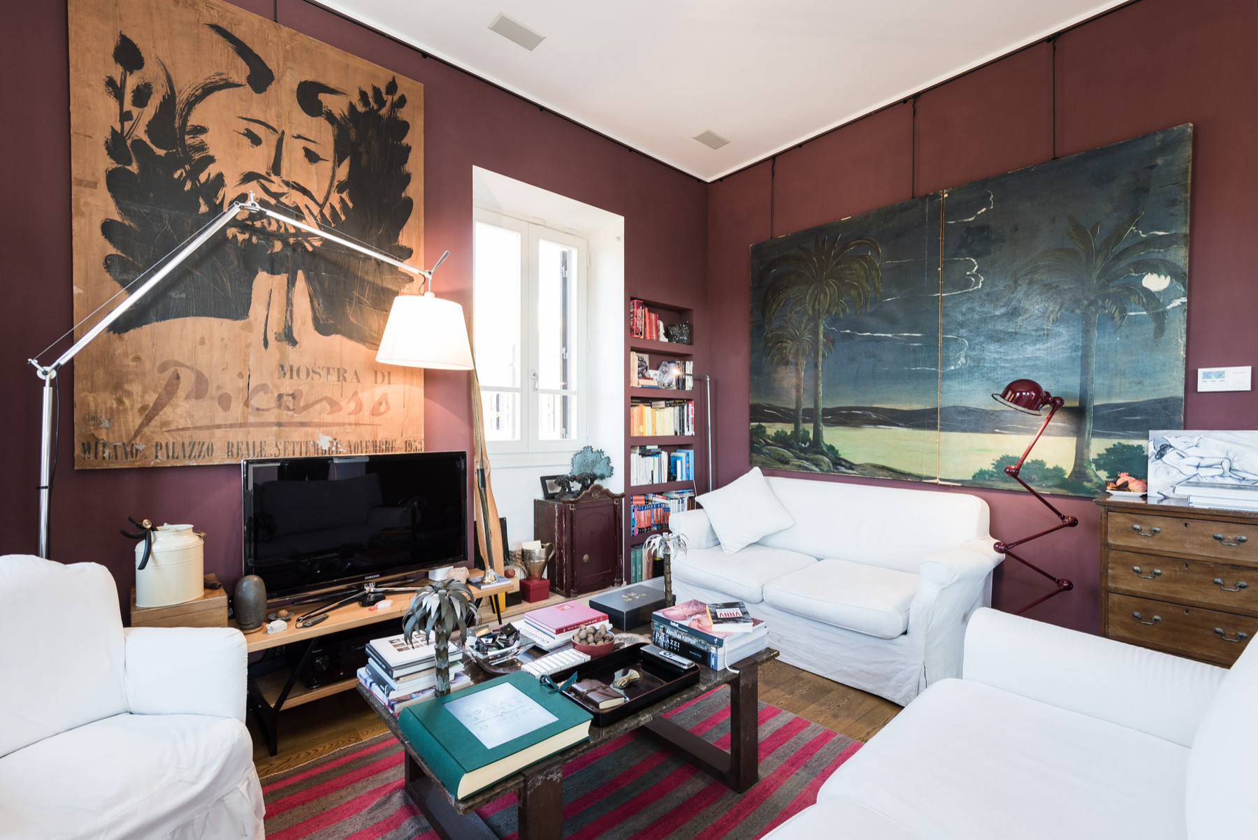 Houzz Италия: Римская квартира на последнем этаже с террасой для обедов