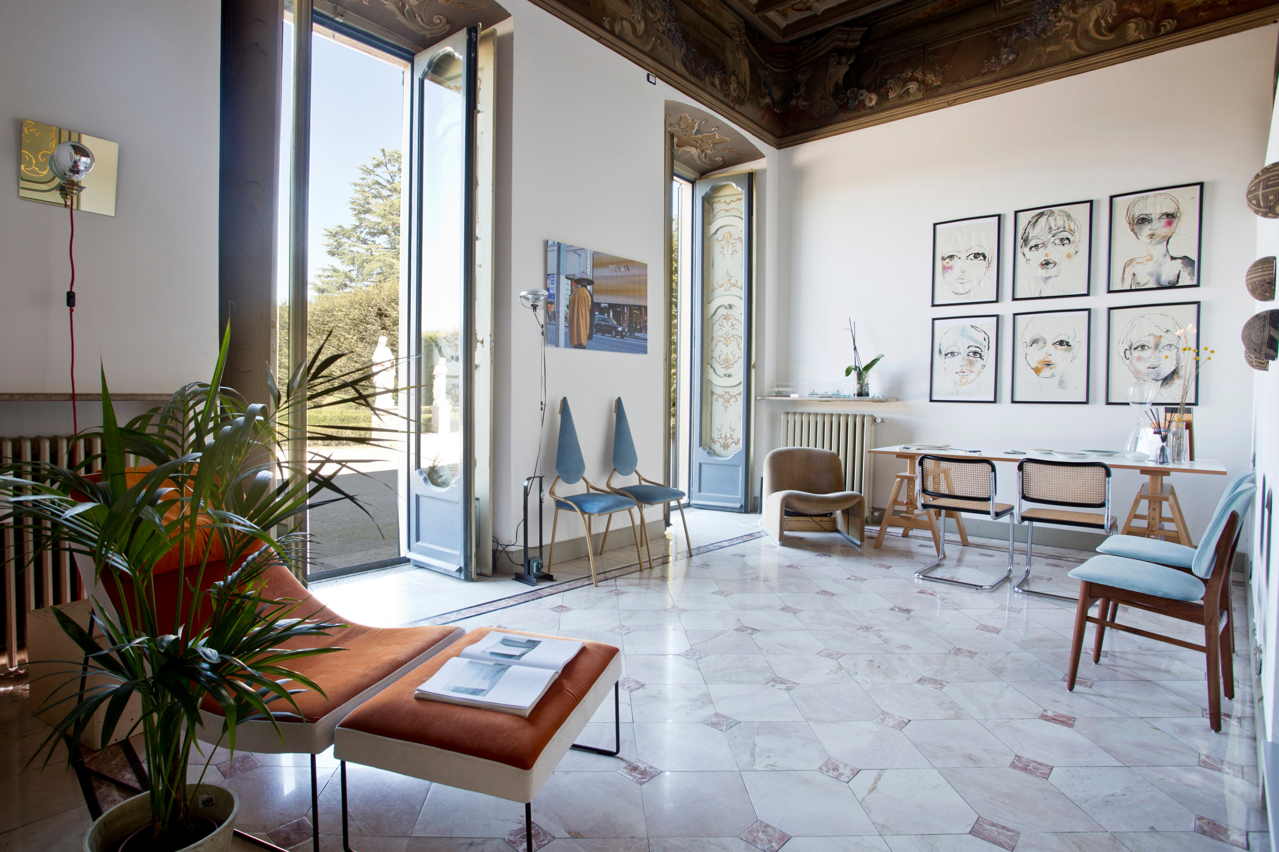 Houzz Италия: Дом-галерея на вилле XVIII века