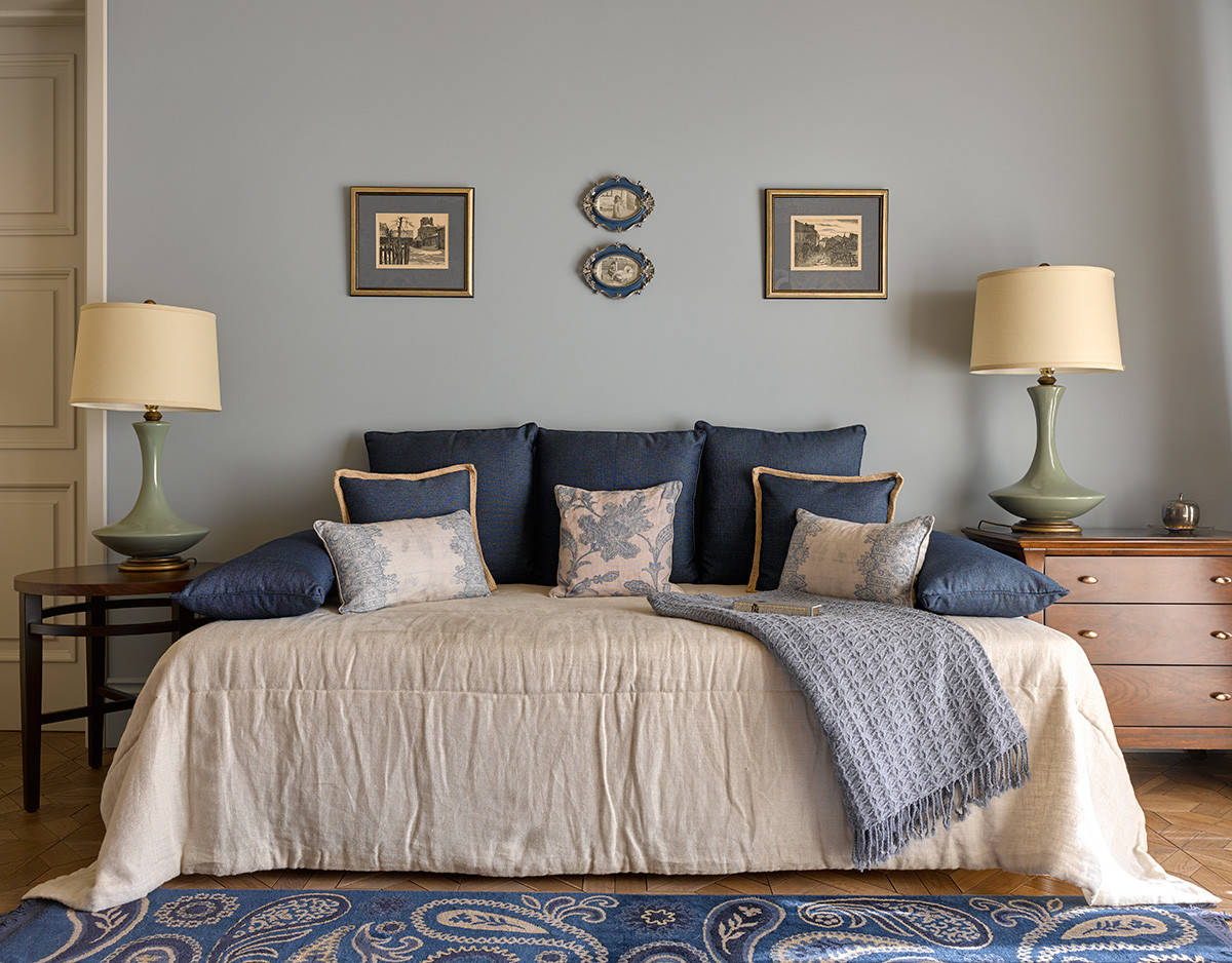 Houzz тур: Таунхаус с зелёными стенами и второй кухней