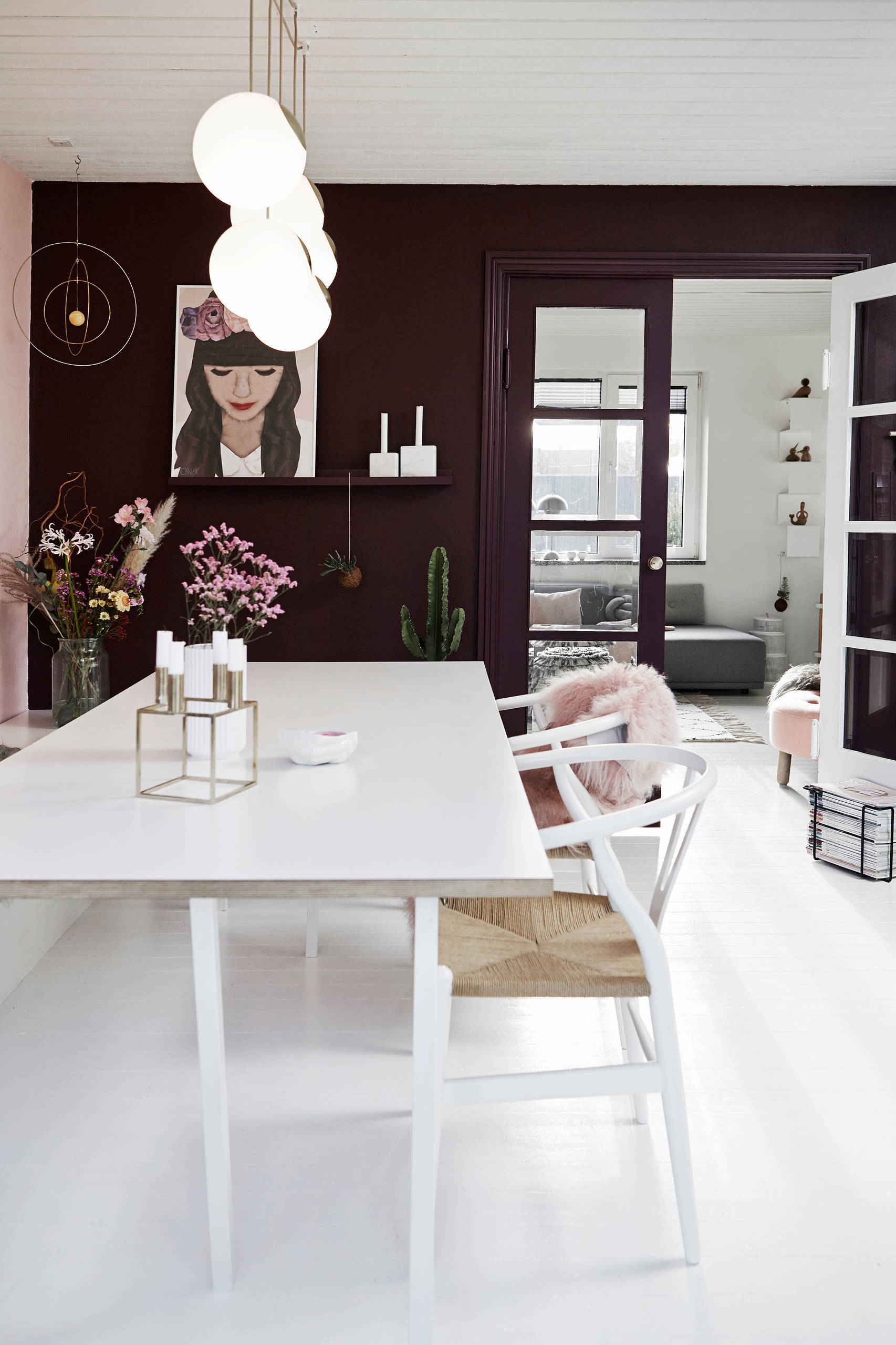 Houzz Дания: Скандинавский стиль сквозь розовые очки