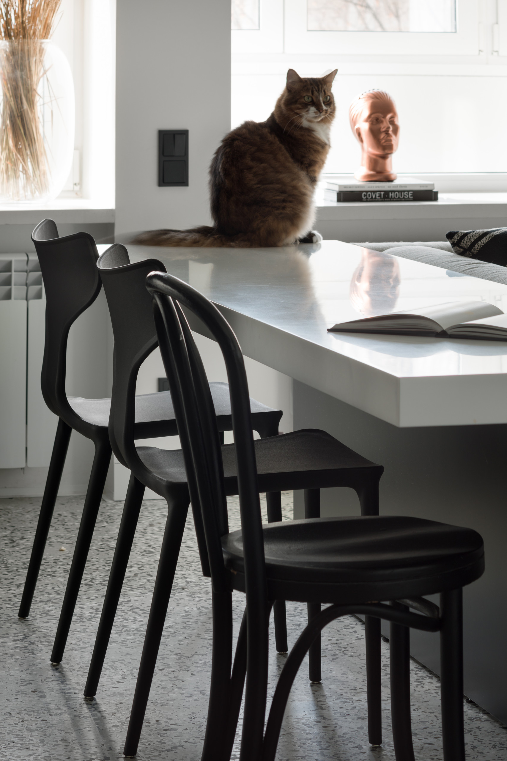 Houzz Украина: Функциональная квартира для девушки с двумя котами