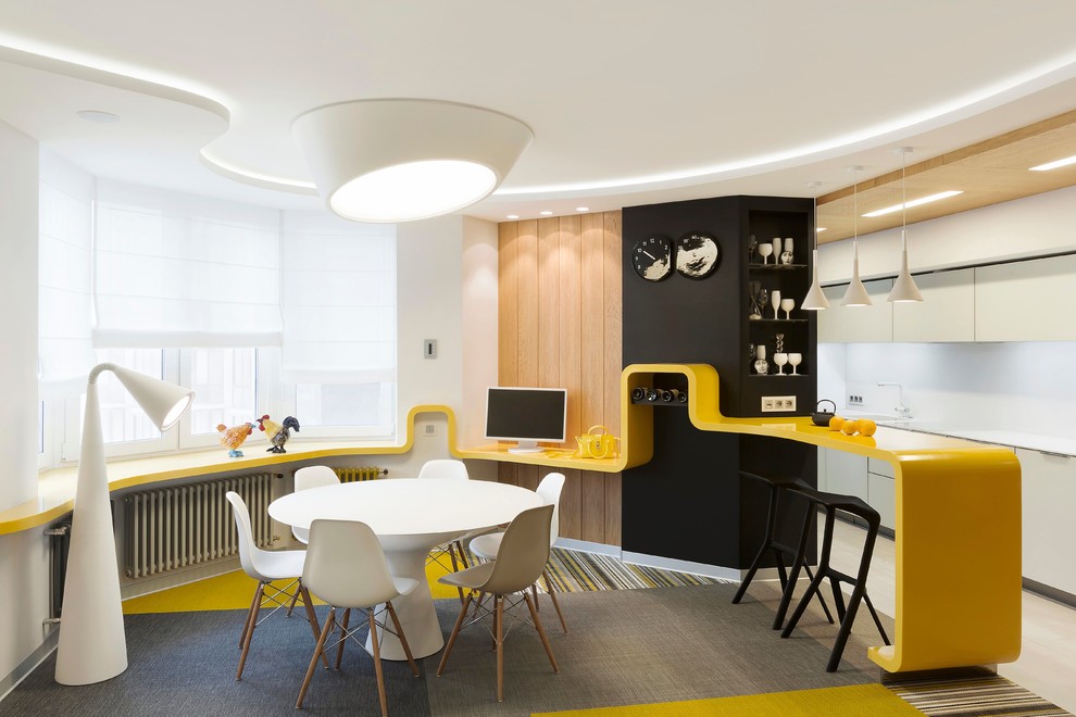 Houzz тур: Квартира с жёлтыми акцентами в Екатеринбурге
