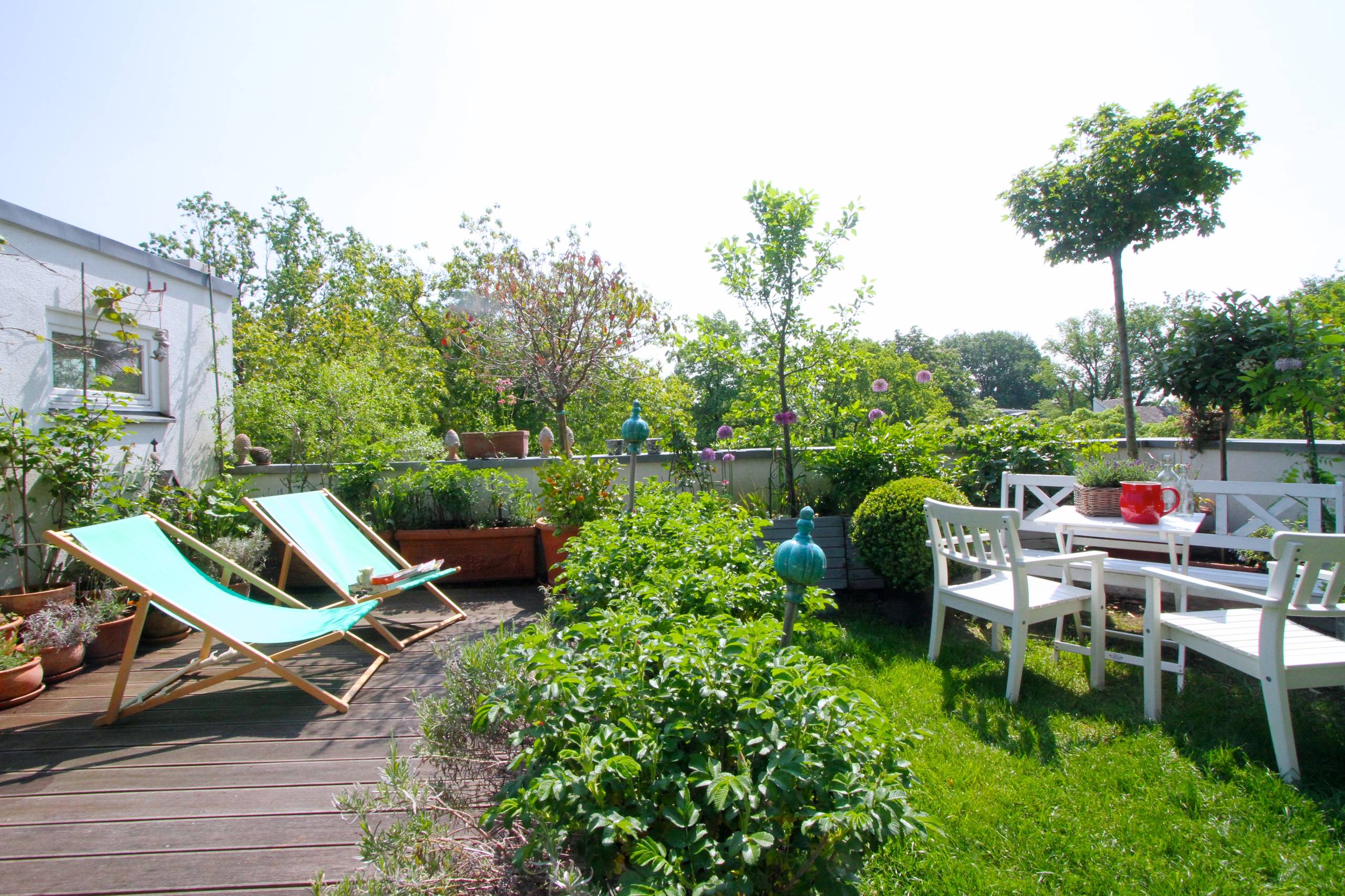 Houzz Германия: Цветущий сад на крыше в Берлине