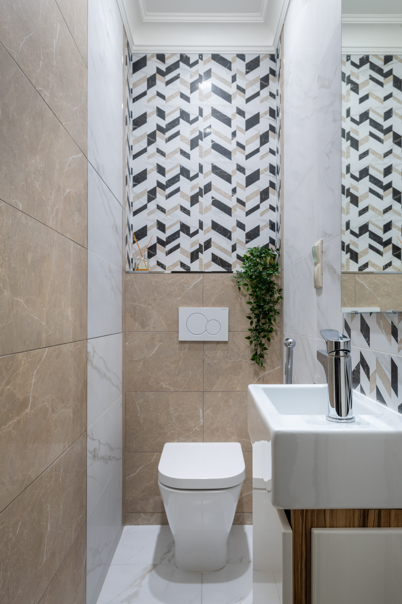 В гостях: Квартира в бежевых тонах для семьи дизайнера