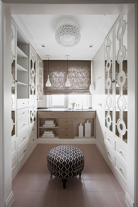 Houzz тур: Современная классика и анфилады в семейной квартире