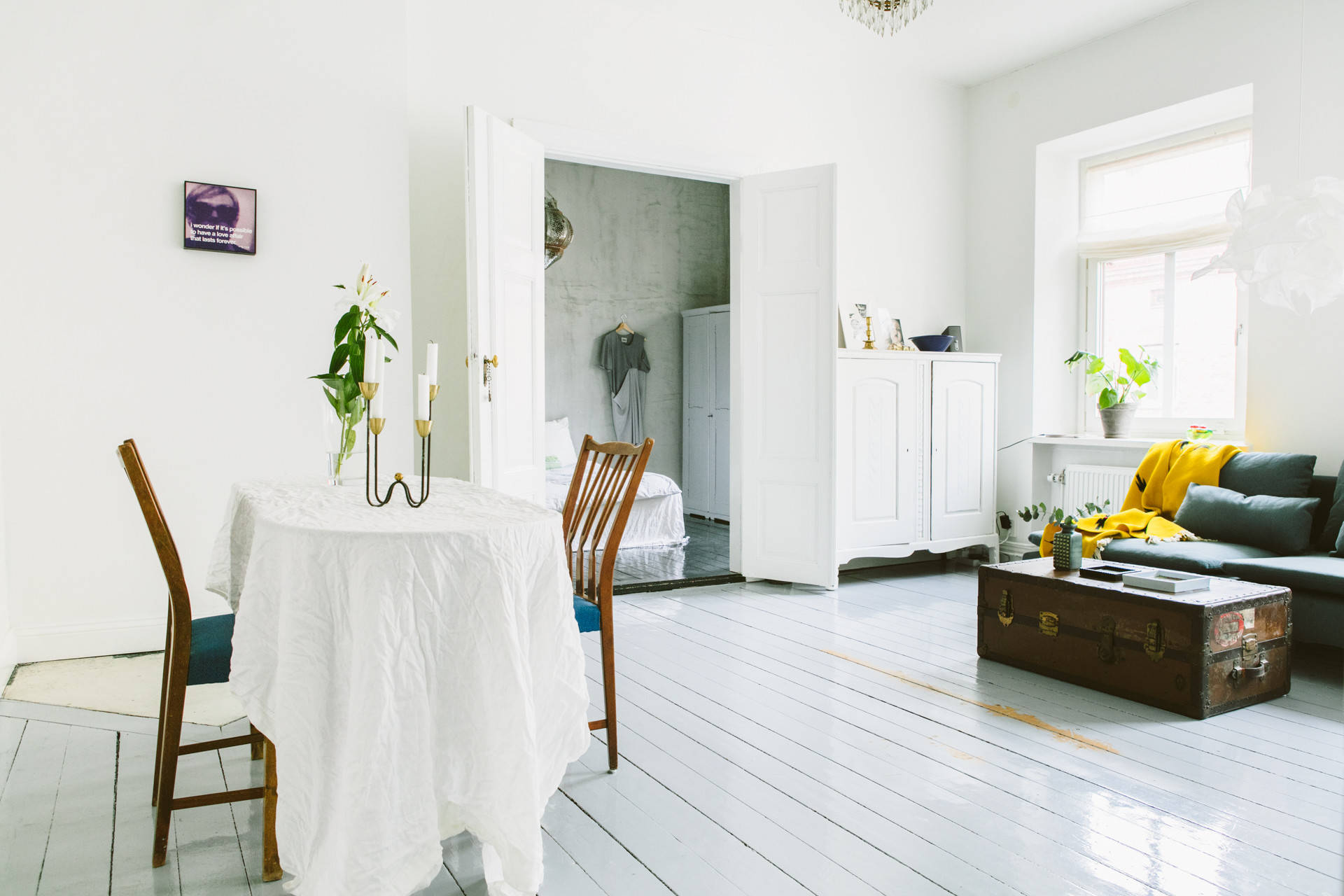 Houzz Швеция: Винтаж и минимализм в квартире в Гетеборге