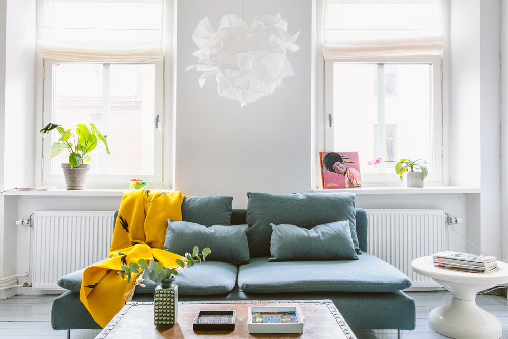Houzz Швеция: Винтаж и минимализм в квартире в Гетеборге