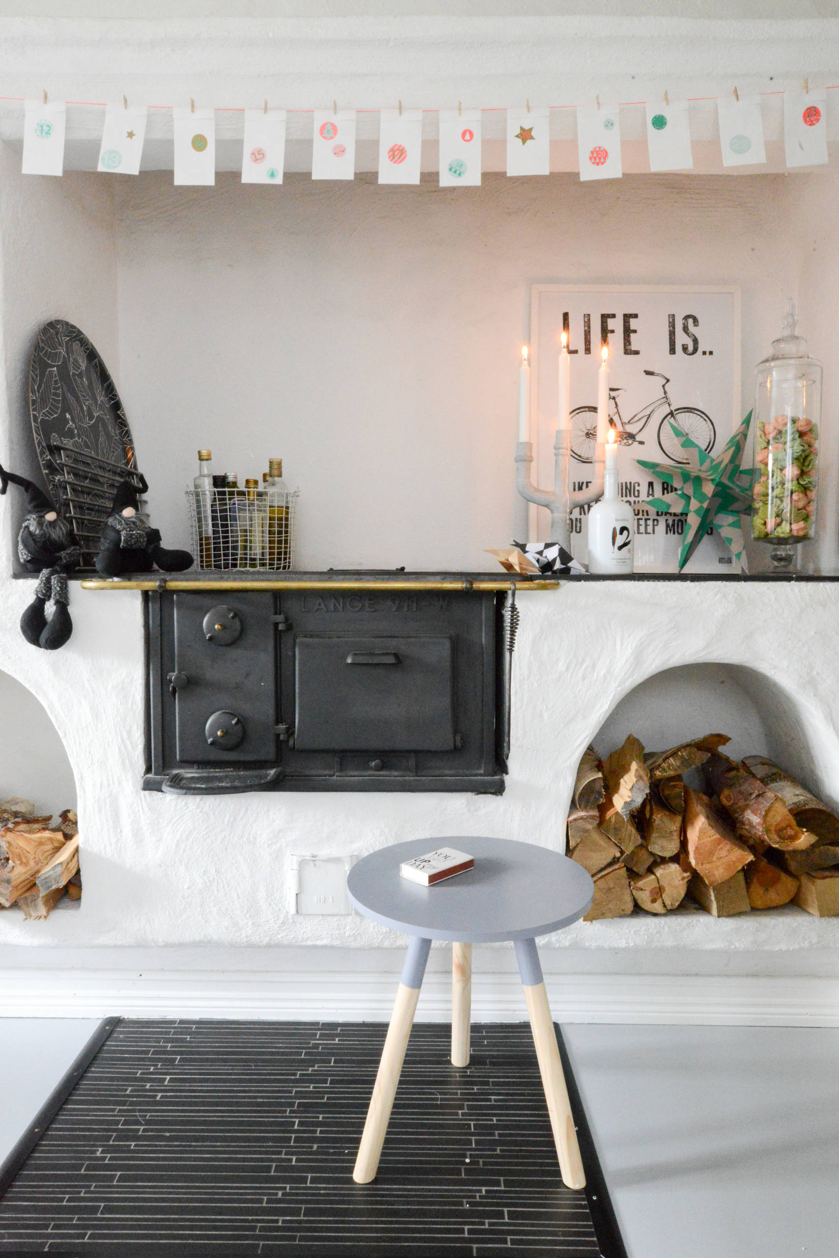 Houzz Швеция: Скандинавская квартира, украшенная ... цветом