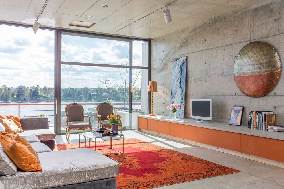 Houzz Швеция: Яркое солнце на утесе в Стокгольме