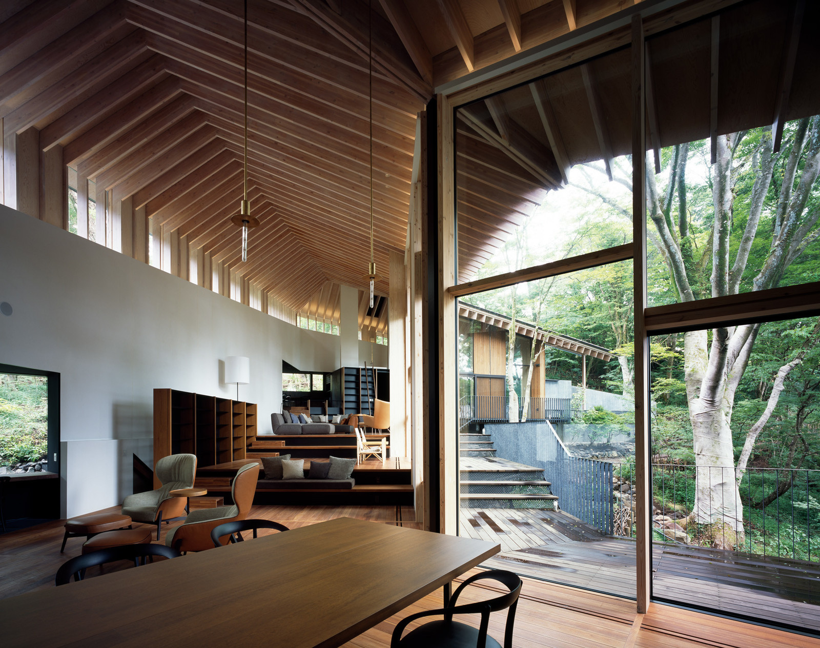 Houzz Япония: Вилла в национальном парке