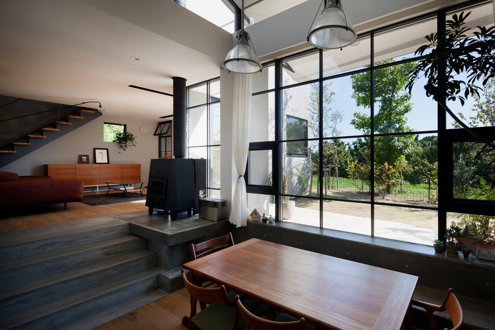 Houzz Япония: Дом среди пасторального пейзажа