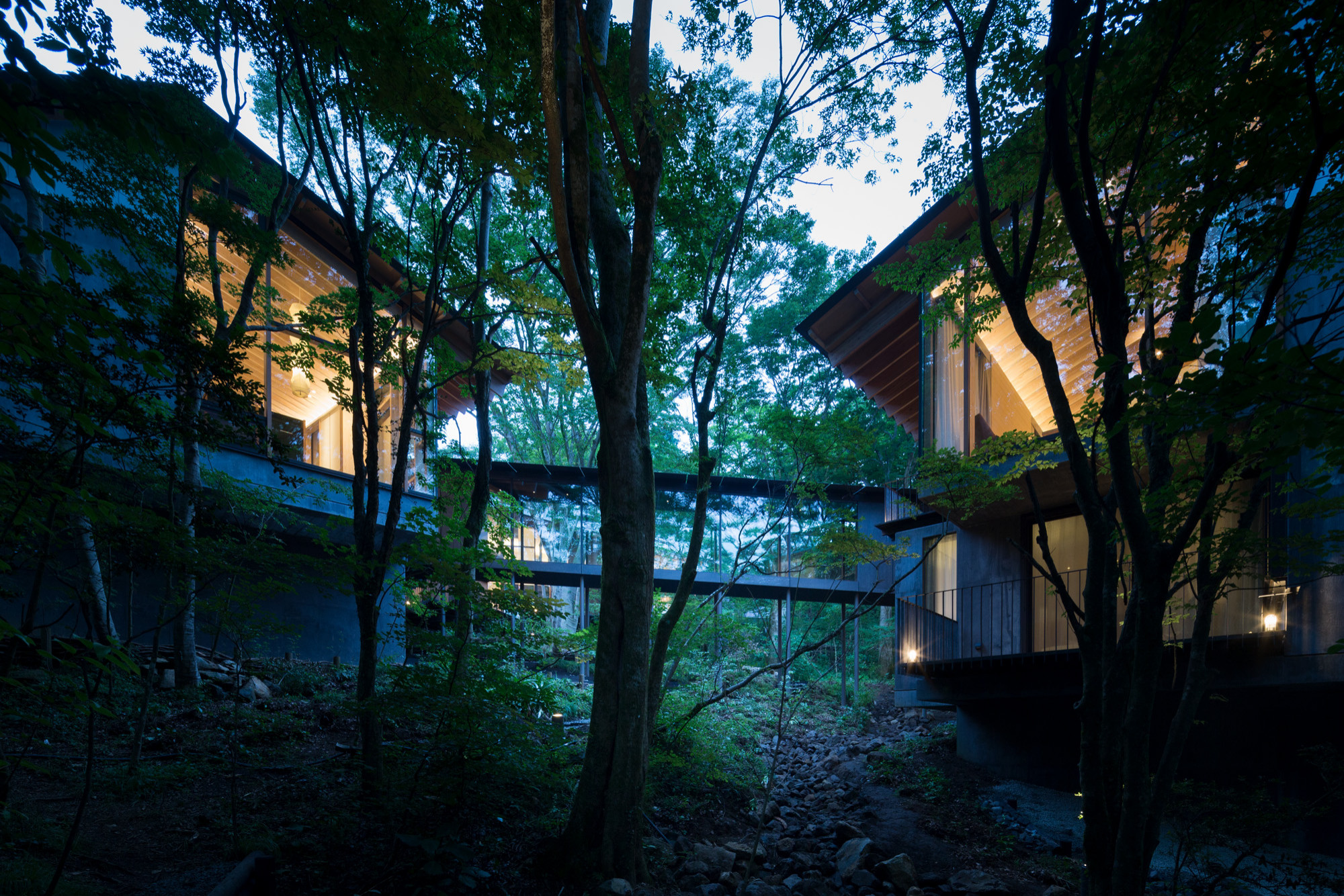 Houzz Япония: Вилла в национальном парке