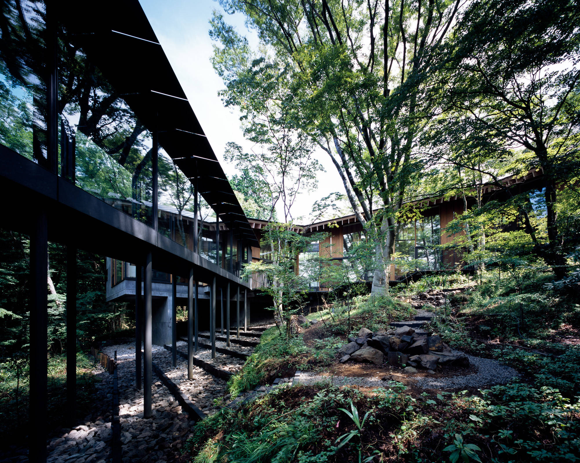 Houzz Япония: Вилла в национальном парке